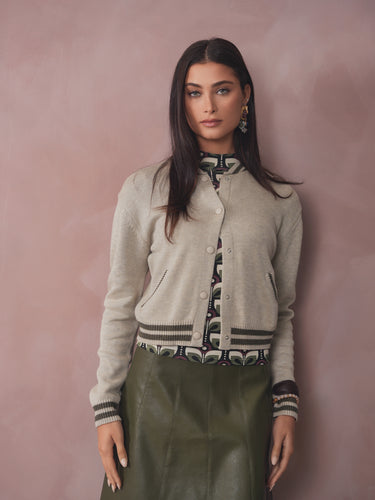 בומפר כיסים LIGHT GREY_GREEN