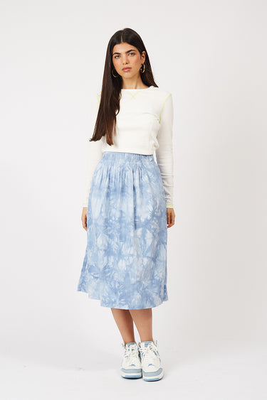 חצאית טאי דאי עם כיווצים