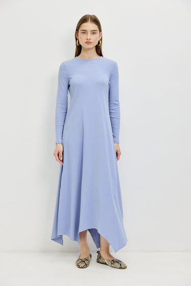 שמלה בייסיק אי סימטרית PURPLE