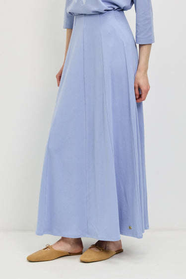 חצאית בייסיק מקסי SKY BLUE