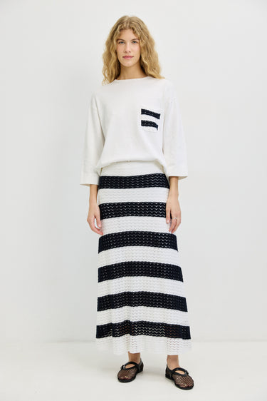 חצאית קרושה BLUE&WHITE