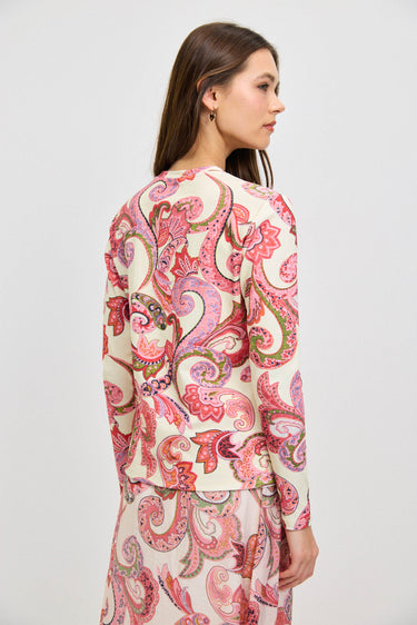 חולצה בייסיק עפ פרינט PINK