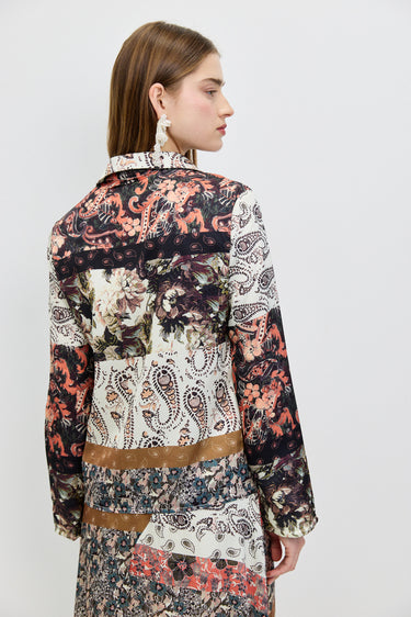 חולצה מכופתרת עם פרינט OLIVE