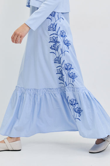 סראפן עם רקמה SKY BLUE