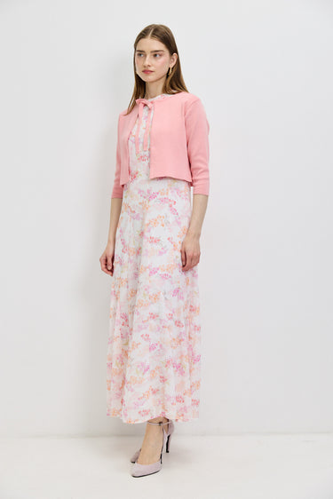 סרפן שיפון עם הדפס PINK