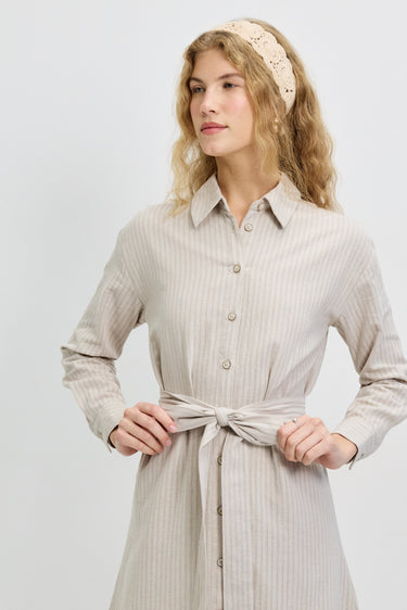 שמלת חולצה פסים STONE