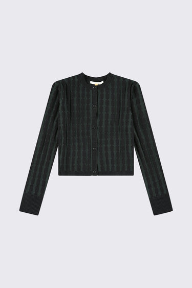 סריג קרדיגן מדוגם GREEN