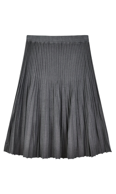 חצאית סריג ג'ינס קצרה