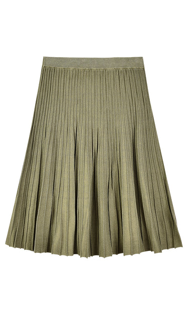 חצאית סריג ג'ינס קצרה