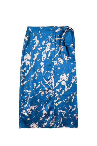 חצאית מעטפת מדוגמת