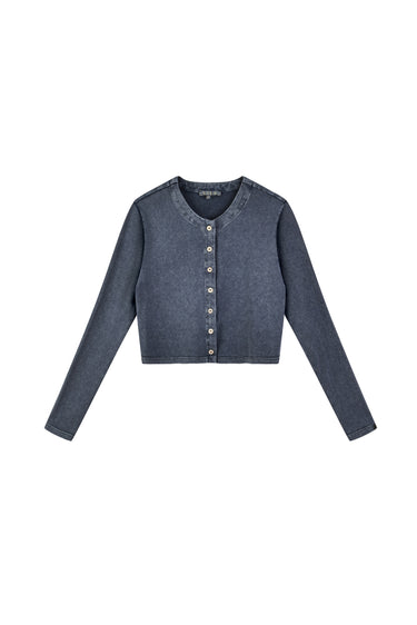 קרדיגן קצר וואש INDIGO