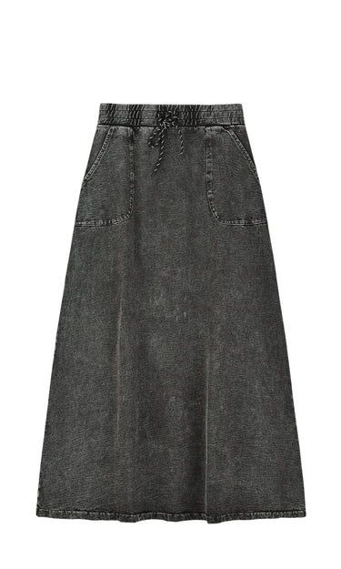 חצאית גרסי וואש עם כיסים
