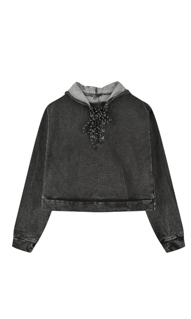 קפוצון קרופ גרסי וואש BLACK