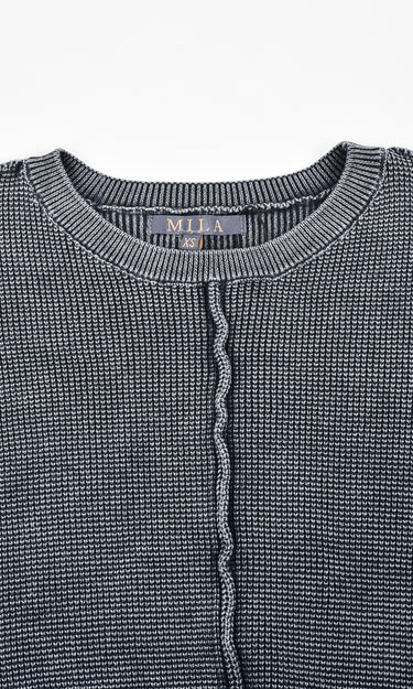 סריג וופל וואש NAVY