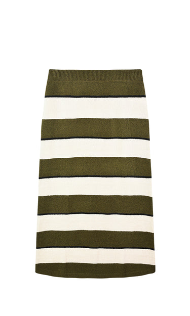 חצאית סריג פסים OLIVE
