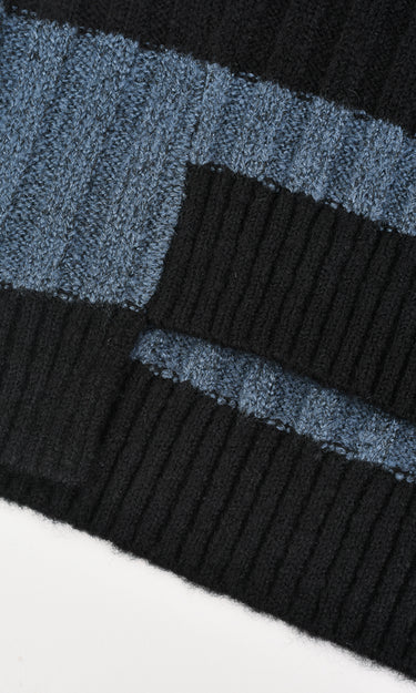 סריג פולו פסים TEAL