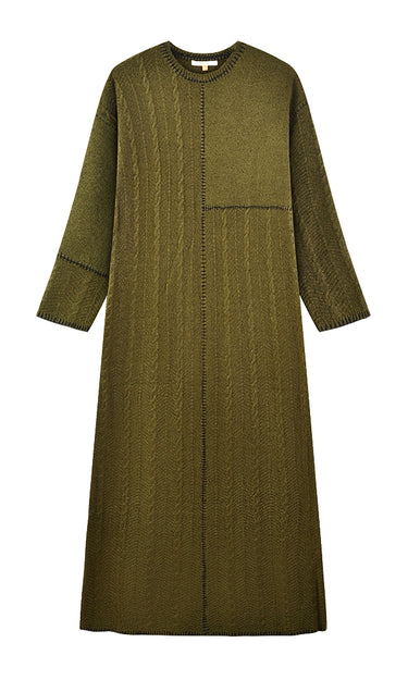 שמלת סריג טלאים OLIVE