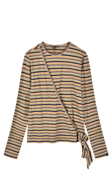 חולצת בייסיק דמוי מעטפת GREEN