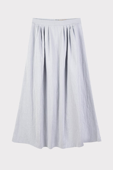 חצאית קפלים מתרחבת LIGHT DENIM