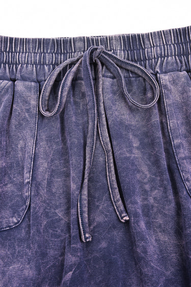 חצאית וואש גזרת A עם כיסים INDIGO