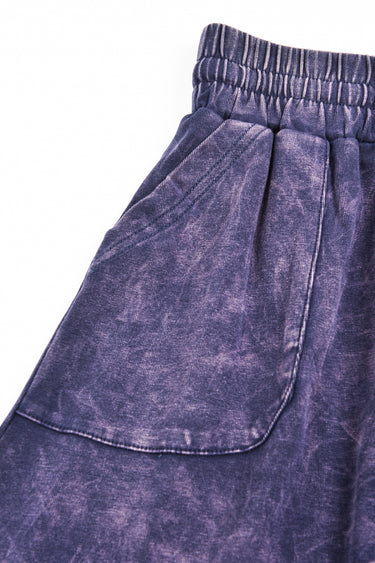 חצאית וואש גזרת A עם כיסים INDIGO