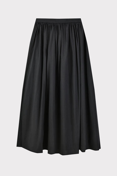 חצאית עם קפלונים במותן BLACK