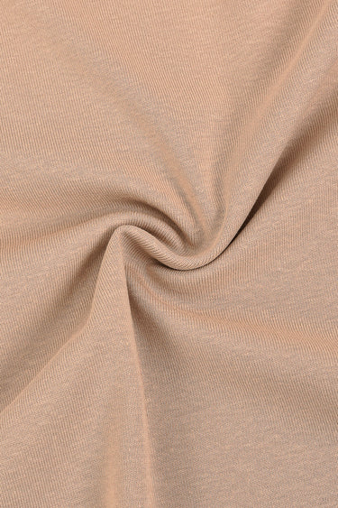 חולצת אוברסייז עם חגורה BEIGE
