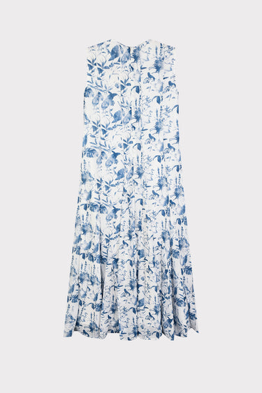 סרפן שיפון עם הדפס BLUE