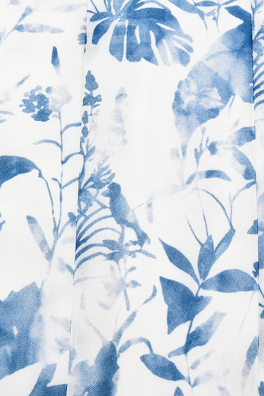 סרפן שיפון עם הדפס BLUE