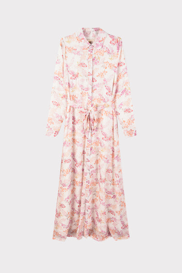 שמלת שיפון כפתורים PINK