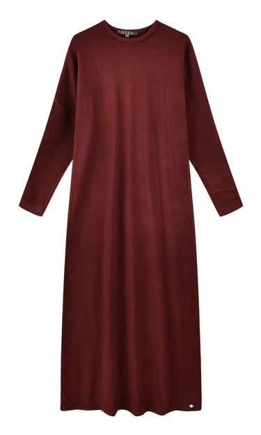 שמלת קזואל BURGUNDY