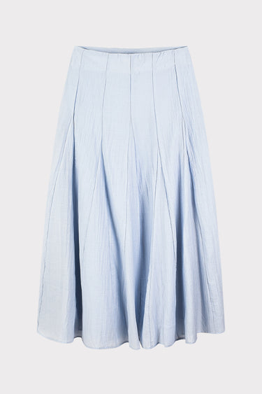 חצאית פעמונים זמש SKY BLUE