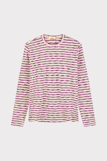חולצת פסים בייסיק PINK