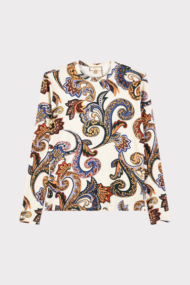 חולצה בייסיק עפ פרינט BLUE