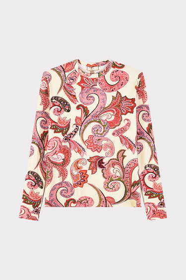 חולצה בייסיק עפ פרינט PINK