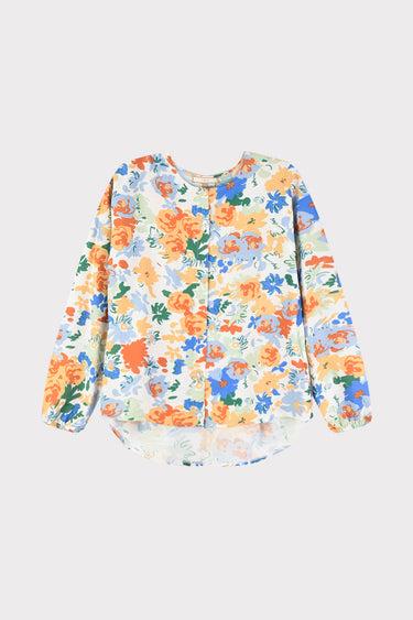 חולצת מכופתרת עם פרינט BLUE