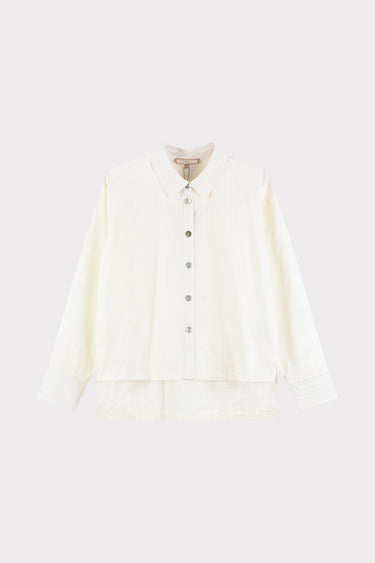 חולצה צווארון מכופתרת MILK