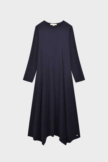 שמלה בייסיק אי סימטרית NAVY