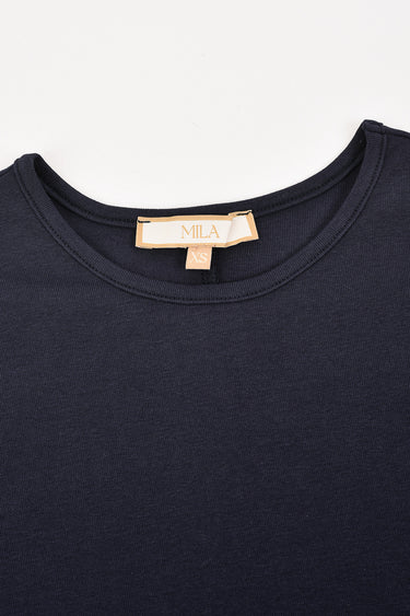 שמלה בייסיק אי סימטרית NAVY