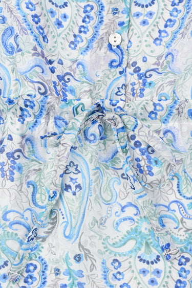 שמלה עם פרינט פייזלי BLUE