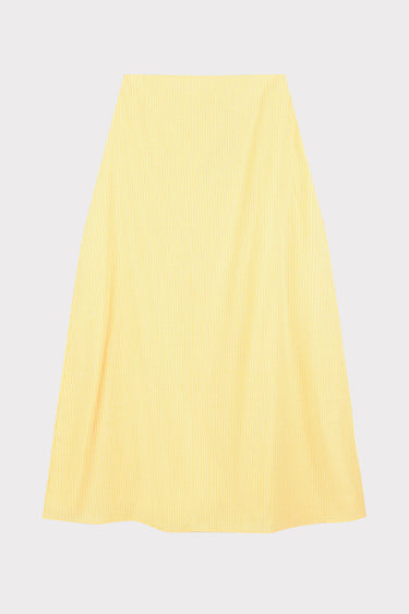 חצאית גזרת A פסים YELLOW