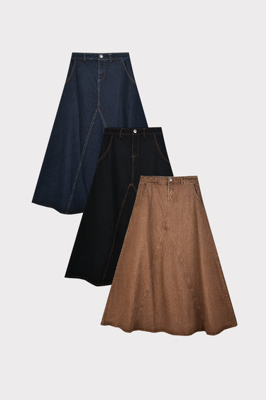 חצאית גינס BROWN