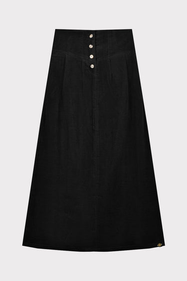 חצאית קורדרוי BLACK