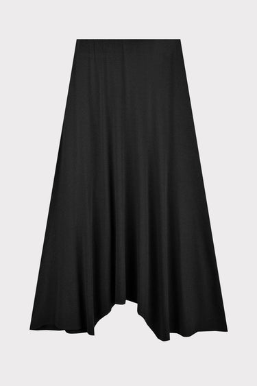 חצאית בייסיק אסימטרית BLACK