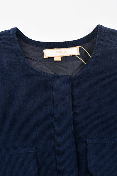 גקט קורדרוי NAVY