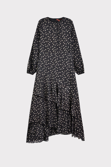 שמלת פרינט קומות BLACK