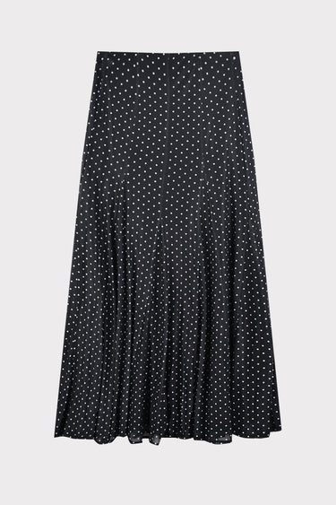 חצאית מש עם פרינט BLACK