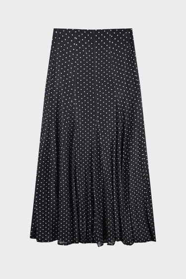חצאית מש עם פרינט BLACK