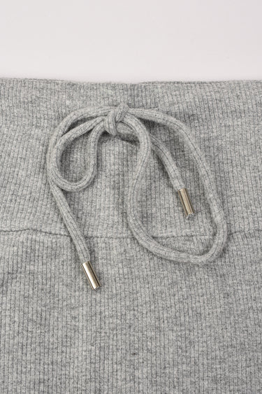 חצאית בייסיק ריב GREY