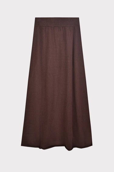 חצאית סריג גזרת A BROWN